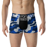 ThatXpression Fashion Dallas Camo Themed Blue Grey Boxer Briefs