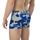 ThatXpression Fashion Dallas Camo Themed Blue Grey Boxer Briefs