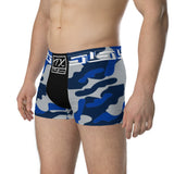 ThatXpression Fashion Dallas Camo Themed Blue Grey Boxer Briefs