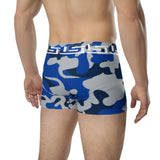 ThatXpression Fashion Dallas Camo Themed Blue Grey Boxer Briefs