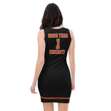 ThatXpression Home Team Superfan Cincinnati Sports Themed Fitted Dress