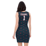 ThatXpression's Brand Appreciation Texans Themed Racerback Dress