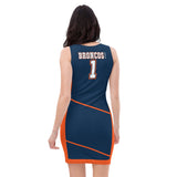 ThatXpression Fashion Broncos Swag Themed Racerback Dress