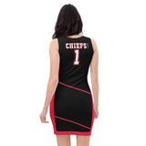 ThatXpression Fashion Chiefs Swag Themed Racerback Dress