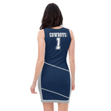 ThatXpression Fashion Cowboys Swag Themed Racerback Dress