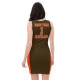 ThatXpression Home Team Cleveland Jersey Themed Dress