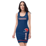 ThatXpression Fashion Fitness Titans Themed Home Team Super fan Dress