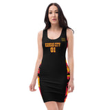ThatXpression Fashion Kansas City Home Team Camouflage Racerback Jersey Type Dress