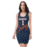 ThatXpression's Brand Appreciation Broncos Themed Racerback Dress