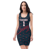 ThatXpression's Brand Appreciation Texans Themed Racerback Dress