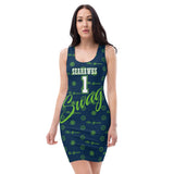 ThatXpression's Brand Appreciation Seahawks Themed Racerback Dress