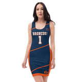 ThatXpression Fashion Broncos Swag Themed Racerback Dress