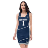 ThatXpression Fashion Cowboys Swag Themed Racerback Dress