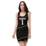 ThatXpression Fashion Saints Swag Themed Racerback Dress