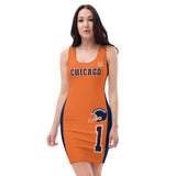 ThatXpression Home Team Chicago Jersey Themed Dress