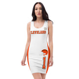 ThatXpression Home Team Cleveland Jersey Themed Dress
