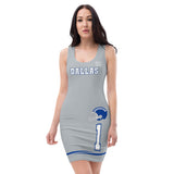 ThatXpression Home Team Dallas Jersey Themed Dress