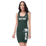 ThatXpression Home Team New York Jersey Themed Dress