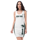 ThatXpression Home Team New York Jersey Themed Dress