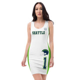 ThatXpression Home Team Seattle Jersey Themed Dress