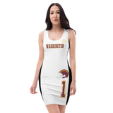 ThatXpression Home Team Washington Jersey Themed Dress