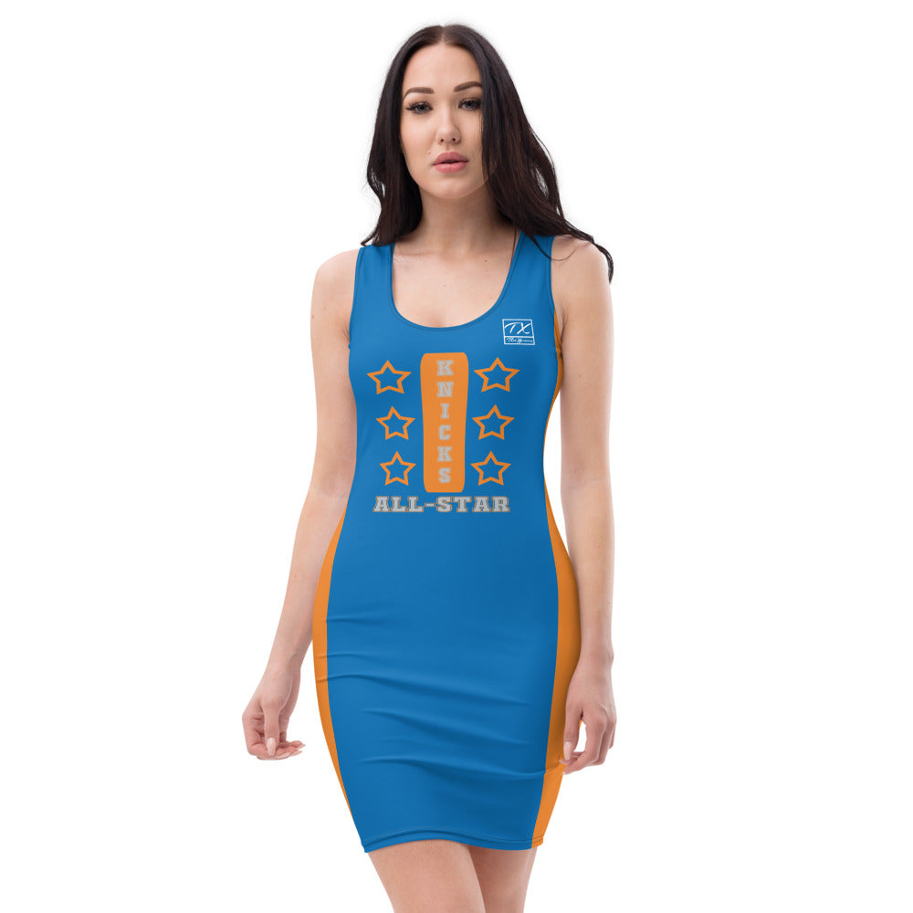 ThatXpression All Star Fans Knicks Jersey Theme Dress