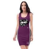 Queen Of Spades Erotic Lips Racerback Dress