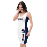ThatXpression Home Team Chicago Jersey Themed Dress