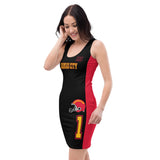 ThatXpression Home Team Kansas City Jersey Themed Dress