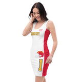 ThatXpression Home Team Kansas City Jersey Themed Dress