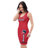 ThatXpression Home Team New England Jersey Themed Dress