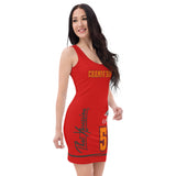 ThatXpression's Limited Edition Double Nickel 55 Champa Bay Tampa Florida Themed Dress