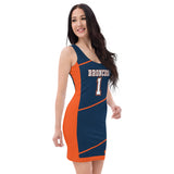 ThatXpression Fashion Broncos Swag Themed Racerback Dress