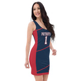 ThatXpression Fashion Patriots Swag Themed Racerback Dress