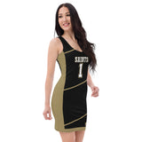 ThatXpression Fashion Saints Swag Themed Racerback Dress