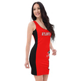 ThatXpression Home Team Atlanta Jersey Themed Dress