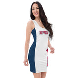 ThatXpression Home Team Buffalo Jersey Themed Dress