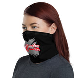 ThatXpression Fashion Fitness Mentality Black & Gray Neck Gaiter