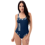 ThatXpression Fashion Dallas Diamond Themed Home Team One-Piece Swimsuit