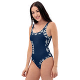 ThatXpression Fashion Dallas Diamond Themed Home Team One-Piece Swimsuit
