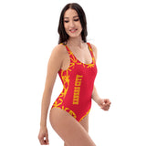 ThatXpression Fashion Kansas City Home Team Diamond Themed One-Piece Swimsuit