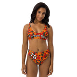ThatXpression Fashion Pewter Gold Camo Tampa Bay Home Team high-waisted bikini