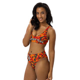 ThatXpression Fashion Pewter Gold Camo Tampa Bay Home Team high-waisted bikini