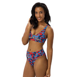 ThatXpression Fashion Navy Red Camo Tennessee Themed High-waisted Bikini