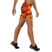 ThatXpression Fashion Athletic Fitness Yoga Tampa Bay Themed Camo Shorts