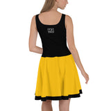 ThatXpression 2-Tone Pittsburgh Jersey Themed Skater Dress