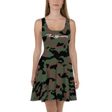 ThatXpression Fashion Camo Skater Dress