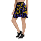 ThatXpression Fashion Purple Gold Camo Themed Skirt