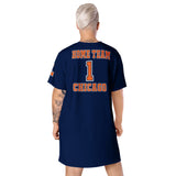 ThatXpression Home Team Chicago Jersey Themed T-shirt dress