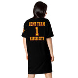 ThatXpression Home Team Kansas City Jersey Themed T-shirt dress